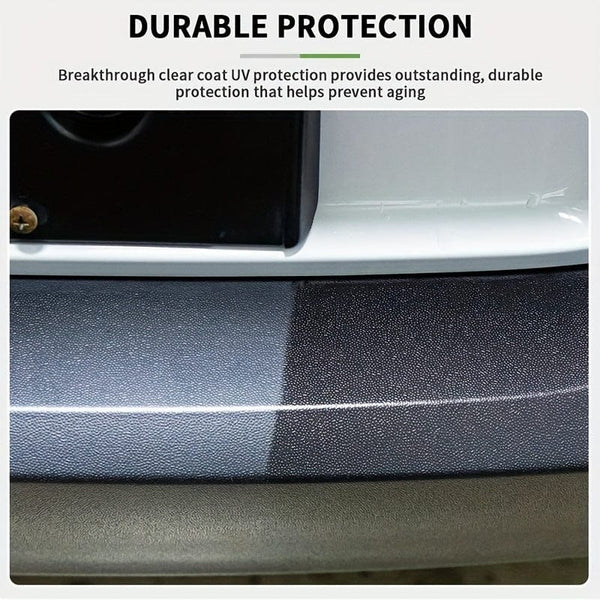 Planet Gates 150ml 150ml Car Plastic Repair Coating Agent, Car Plastic Rubber Exterior Repair Agent, Cleaning Brush Repair Agent, Bright Sealing Brightening Agent
