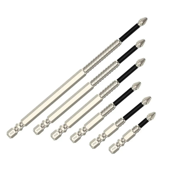 Planet Gates 150mm / CHINA 1pc Magnetic Screwdriver Bit Alloy Steel  Anti-Slip Long Drill Bits 1/4 Hex Shank PH2 Head Screwdriver Bit Hand Tools 25-150mm