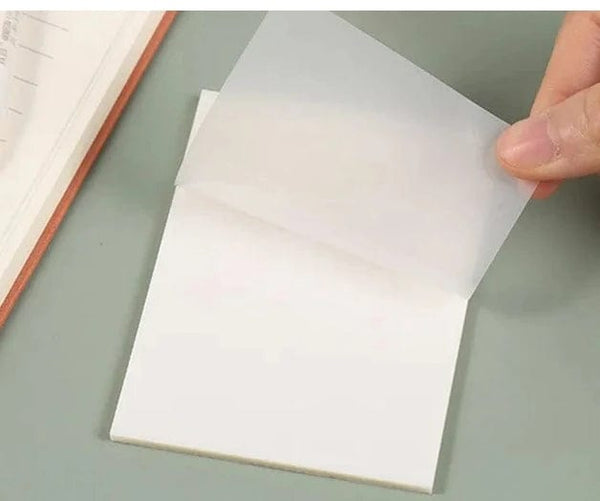 Planet Gates 150sheets 3Packs150Sheets Stickers  Transparent Sticky Notebook Pads Notepads Clear Bookmark Read Book Stationery School Supplie