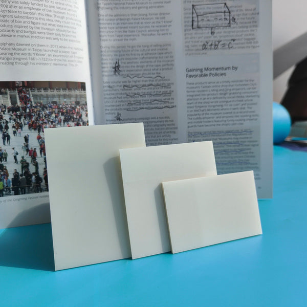 Planet Gates 150sheets 3Packs150Sheets Stickers  Transparent Sticky Notebook Pads Notepads Clear Bookmark Read Book Stationery School Supplie