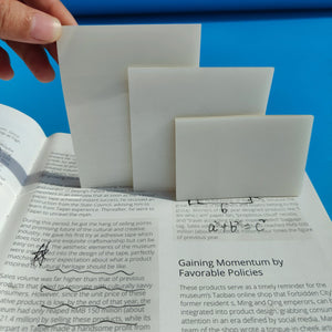 Planet Gates 150sheets 3Packs150Sheets Stickers  Transparent Sticky Notebook Pads Notepads Clear Bookmark Read Book Stationery School Supplie