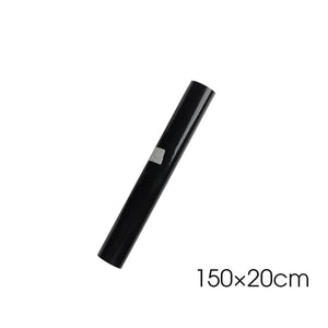 Planet Gates 150X10cm Gloss Black Car Body Film Vinyl Wrap Decals Self Adhesive Sticker Motorcycles Bike Auto Skin Color Changing Films 150*50cm