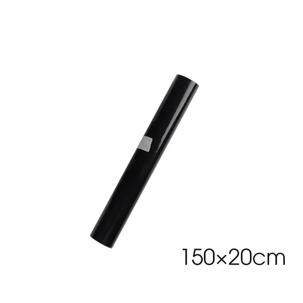 Planet Gates 150X10cm Gloss Black Car Body Film Vinyl Wrap Decals Self Adhesive Sticker Motorcycles Bike Auto Skin Color Changing Films 150*50cm