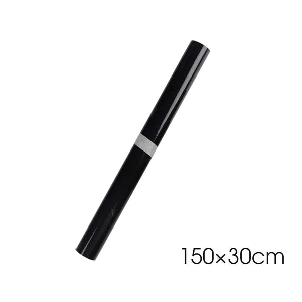 Planet Gates 150X10cm Gloss Black Car Body Film Vinyl Wrap Decals Self Adhesive Sticker Motorcycles Bike Auto Skin Color Changing Films 150*50cm