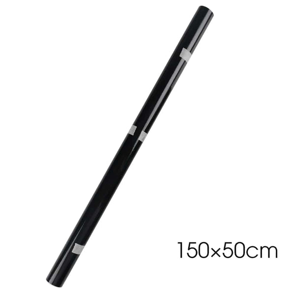 Planet Gates 150X10cm Gloss Black Car Body Film Vinyl Wrap Decals Self Adhesive Sticker Motorcycles Bike Auto Skin Color Changing Films 150*50cm