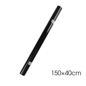 Planet Gates 150X10cm Gloss Black Car Body Film Vinyl Wrap Decals Self Adhesive Sticker Motorcycles Bike Auto Skin Color Changing Films 150*50cm