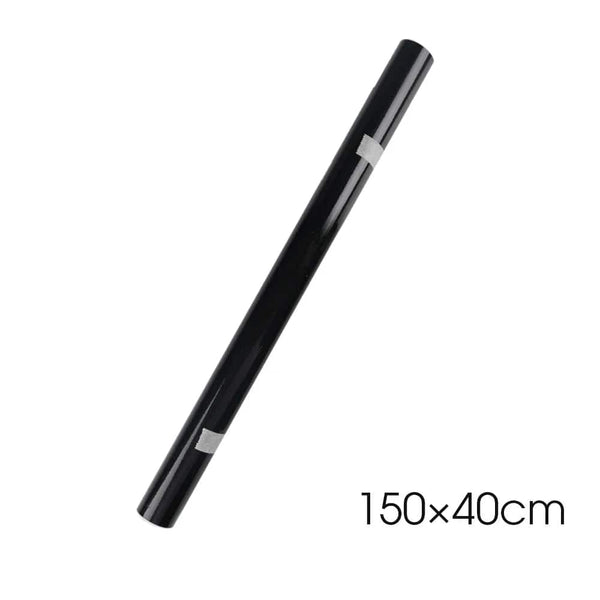 Planet Gates 150X10cm Gloss Black Car Body Film Vinyl Wrap Decals Self Adhesive Sticker Motorcycles Bike Auto Skin Color Changing Films 150*50cm