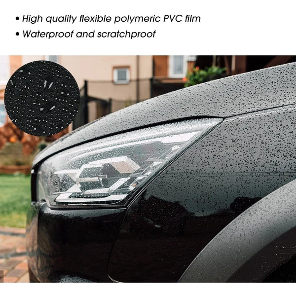 Planet Gates 150X10cm Gloss Black Car Body Film Vinyl Wrap Decals Self Adhesive Sticker Motorcycles Bike Auto Skin Color Changing Films 150*50cm