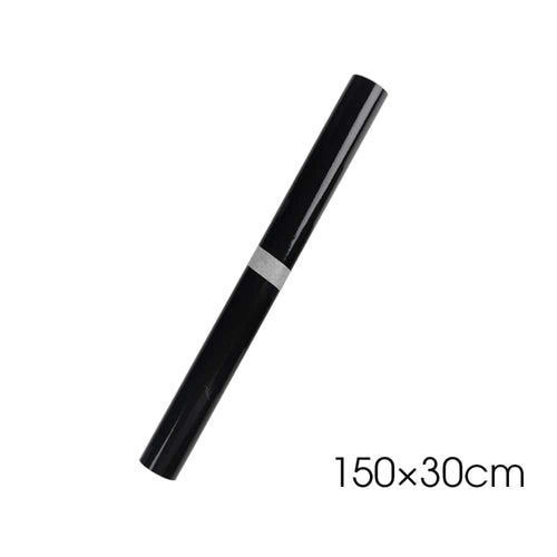 Planet Gates 150X30cm Gloss Black Film Car Body Vinyl Wrap Decals Self Adhesive Sticker  Motorcycles Bike Auto Skin Color Changing Films 150*50cm