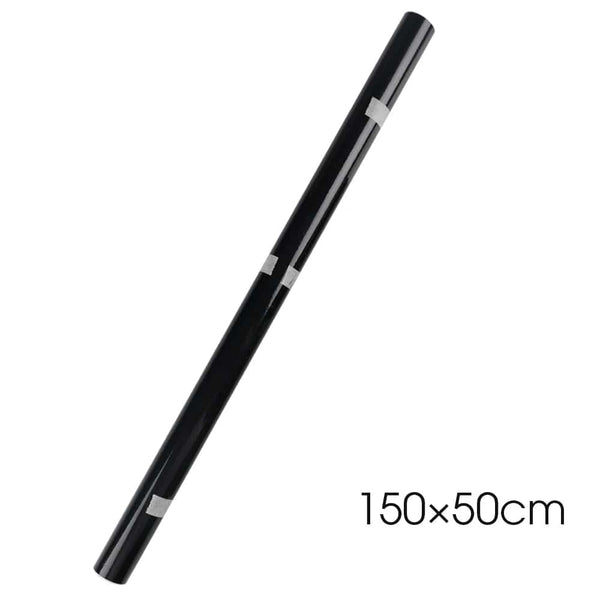 Planet Gates 150X30cm Gloss Black Film Car Body Vinyl Wrap Decals Self Adhesive Sticker  Motorcycles Bike Auto Skin Color Changing Films 150*50cm