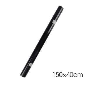 Planet Gates 150X30cm Gloss Black Film Car Body Vinyl Wrap Decals Self Adhesive Sticker  Motorcycles Bike Auto Skin Color Changing Films 150*50cm