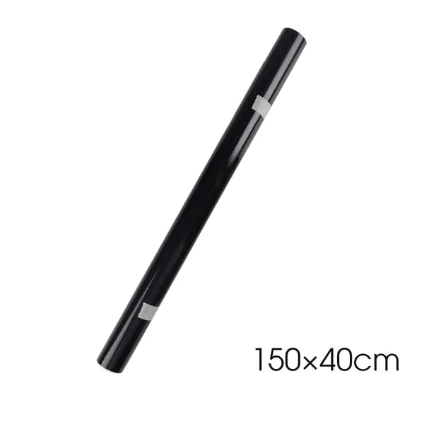 Planet Gates 150X30cm Gloss Black Film Car Body Vinyl Wrap Decals Self Adhesive Sticker  Motorcycles Bike Auto Skin Color Changing Films 150*50cm