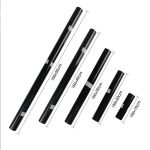 Planet Gates 150X50cm Gloss Black Car Body Film Vinyl Wrap Decals Self Adhesive Sticker Motorcycles Bike Auto Skin Color Changing Films 150*50cm
