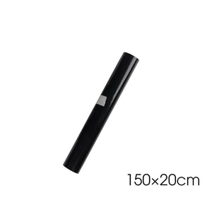 Planet Gates 150X50cm Gloss Black Car Body Film Vinyl Wrap Decals Self Adhesive Sticker Motorcycles Bike Auto Skin Color Changing Films 150*50cm