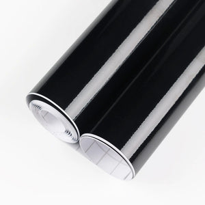 Planet Gates 150X50cm Gloss Black Car Body Film Vinyl Wrap Decals Self Adhesive Sticker Motorcycles Bike Auto Skin Color Changing Films 150*50cm