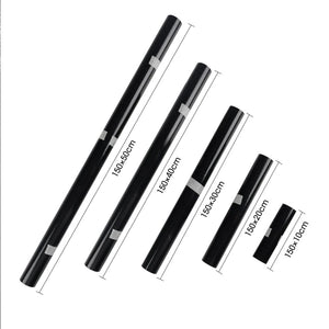 Planet Gates 150X50cm Gloss Black Car Body Film Vinyl Wrap Decals Self Adhesive Sticker Motorcycles Bike Auto Skin Color Changing Films 150*50cm