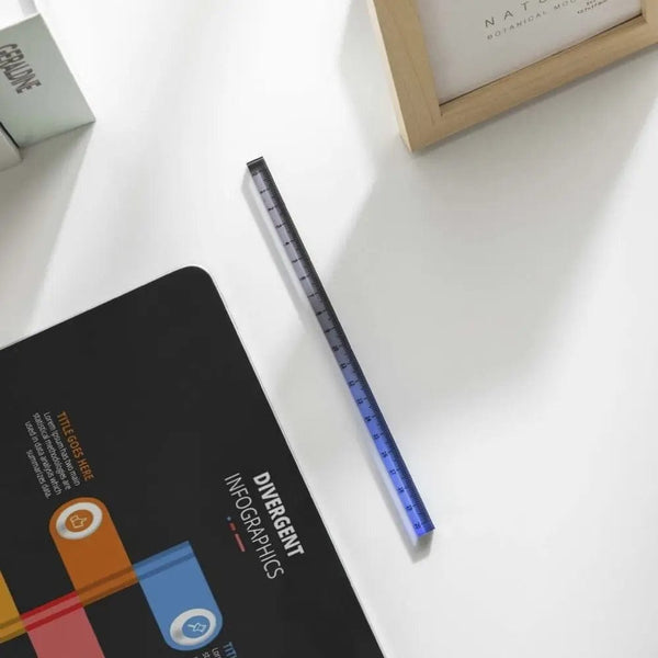 Planet Gates 15cm 20cm 30cm Gradient Straight Rulers INS Transparent Dividing DIY Drawing Tools Acrylic Drafting Math Drawing Ruler Office