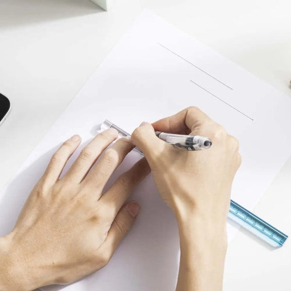 Planet Gates 15cm 20cm 30cm Gradient Straight Rulers INS Transparent Dividing DIY Drawing Tools Acrylic Drafting Math Drawing Ruler Office