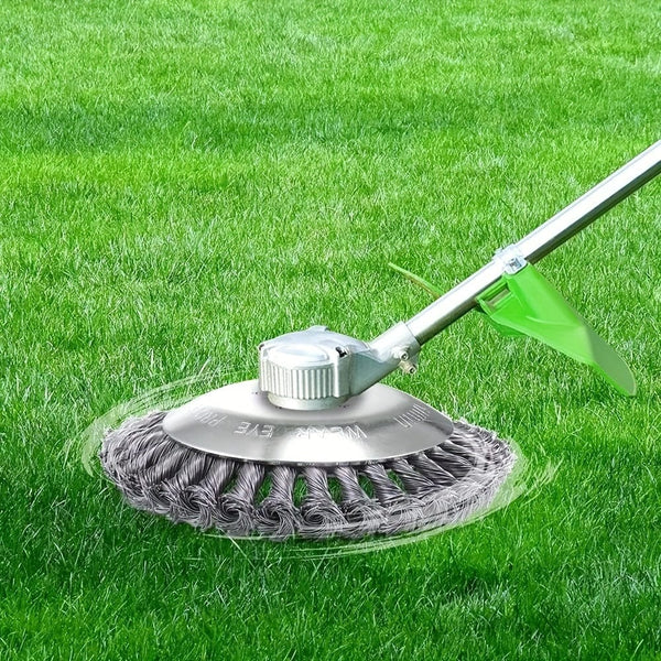 Planet Gates 15cm/5.9in 1pc Garden Lawn Mower Head Weed Brush, Wire Wheel, Garden Weed Brush, Lawn Mower, Grass Trimmer, Cutting Tool