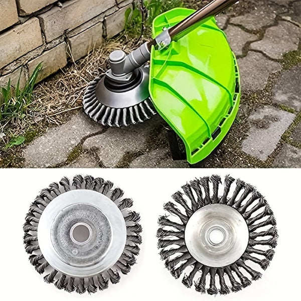 Planet Gates 15cm/5.9in 1pc Garden Lawn Mower Head Weed Brush, Wire Wheel, Garden Weed Brush, Lawn Mower, Grass Trimmer, Cutting Tool