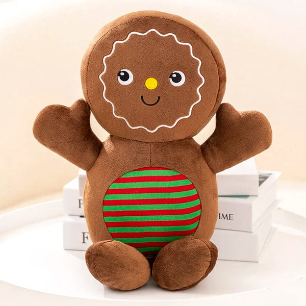 Planet Gates 15cm brown ginger / see choose option Adorable Ginger Bread Plush Toy Stuffed Caramel Chocolate Gingerbread Man Cushion Christmas Tree House Bow Ring Decor Xmas Deer