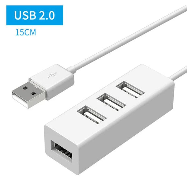 Planet Gates 15cm EARDECO High Speed USB HUB Stand Multi USB Splitter 4 Ports Expander Multiple USB Expander Computer Accessories For Laptop PC