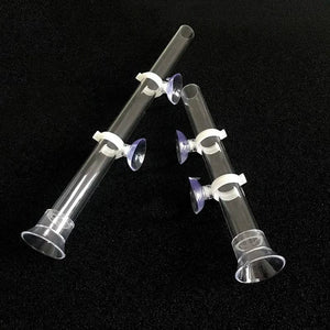 Planet Gates 15cm feeder set Acrylic Aquarium Feeder Tube Dish Transparent Fish Tank Shrimp Snail Shrimp Food Feeder Bowl Aquarium Feeding Accessories