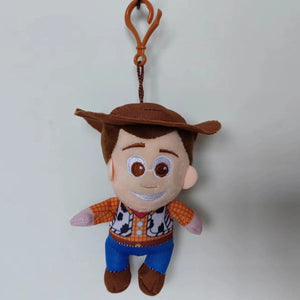 Planet Gates 15CM Woody Disney Toy Story 4 Woody Jessie Buzz Lightyear Plush Toy Cartoon Anime Stuffed Woody Dolls Keychain Bag Pendant Kids Xmas Gifts