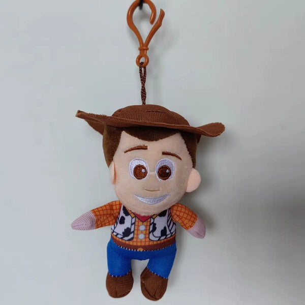Planet Gates 15CM Woody Disney Toy Story 4 Woody Jessie Buzz Lightyear Plush Toy Cartoon Anime Stuffed Woody Dolls Keychain Bag Pendant Kids Xmas Gifts