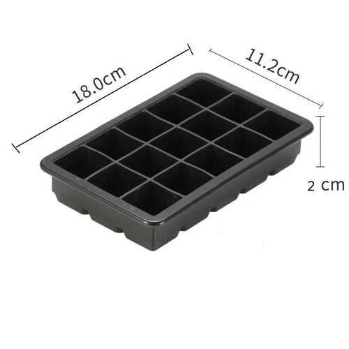 Planet Gates 15grid 8 Big Ice Tray Mold Giant Jumbo Large Food Grade Silicone Ice Cube Square Tray Mold DIY Ice Maker Ice Cube Tray