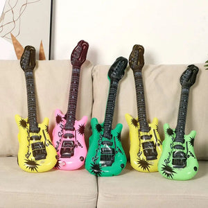 Planet Gates 15Pcs Inflatable Instruments Toy Music Balloons Set Simulation Instrument Guitars Saxophones Microphones Party Toy