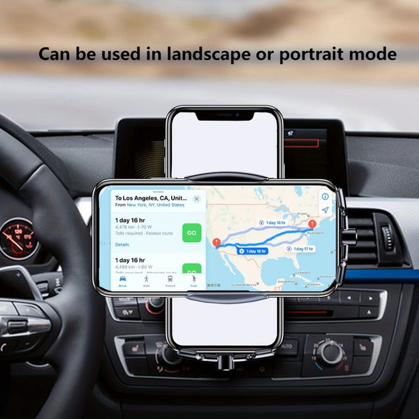 Planet Gates 15W Car Wireless Charger, Vehicle-mounted Mobile Wireless Charger, Air Vent General Wireless Charging Phone Holder With Infrared Induction