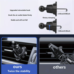 Planet Gates 15W Car Wireless Charger, Vehicle-mounted Mobile Wireless Charger, Air Vent General Wireless Charging Phone Holder With Infrared Induction