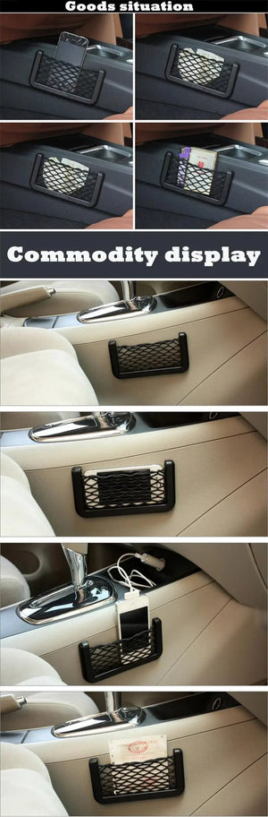 Planet Gates 15x8cm / 1pc Car Styling Storage Net Box Accessories Sticker For Toyota Prius 4Runner Sienna i-TRIL PRADO Tacoma RAV4 Aygo Auris