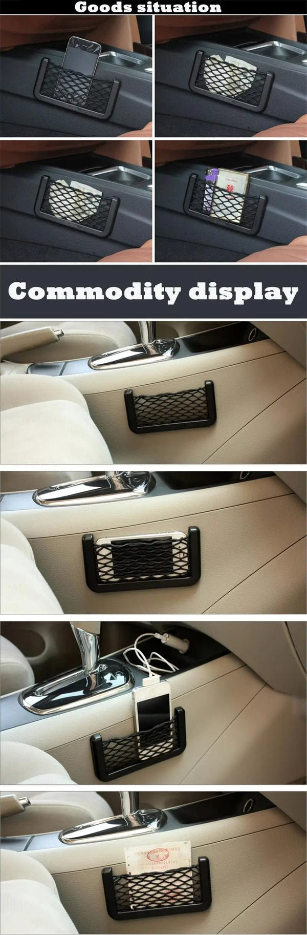 Planet Gates 15x8cm / 1pc Car Styling Storage Net Box Accessories Sticker For Toyota Prius 4Runner Sienna i-TRIL PRADO Tacoma RAV4 Aygo Auris