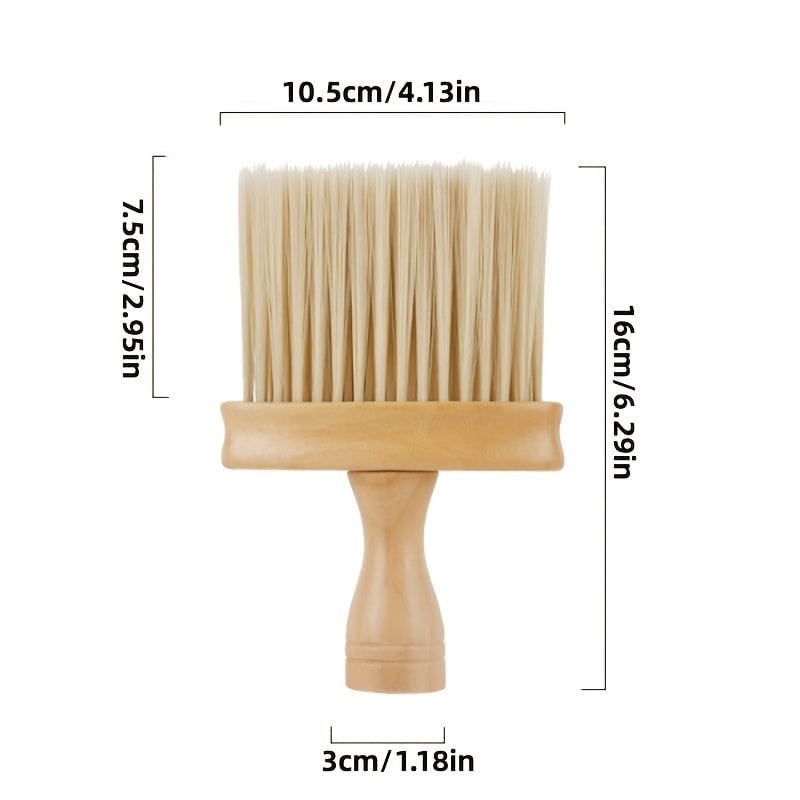Planet Gates 16*10.5cm/6.29*4.13in Solid Wood Car Air Vent Dust Remover Brush, Car Dust Removal Brush Soft Bristle Brush Car Interior Car Cleaning Accessories
