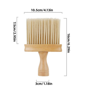 Planet Gates 16*10.5cm/6.29*4.13in Solid Wood Car Air Vent Dust Remover Brush, Car Dust Removal Brush Soft Bristle Brush Car Interior Car Cleaning Accessories
