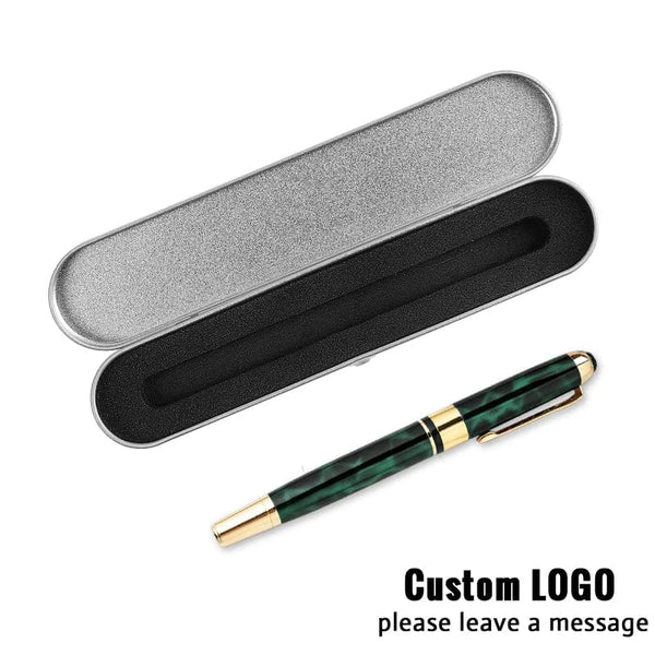 Planet Gates 16 / black Exquisite Gift Box Ballpoint Pen Set Business Customized Logo Office Accessories Student Teacher Gift Writing Pens Carving Name