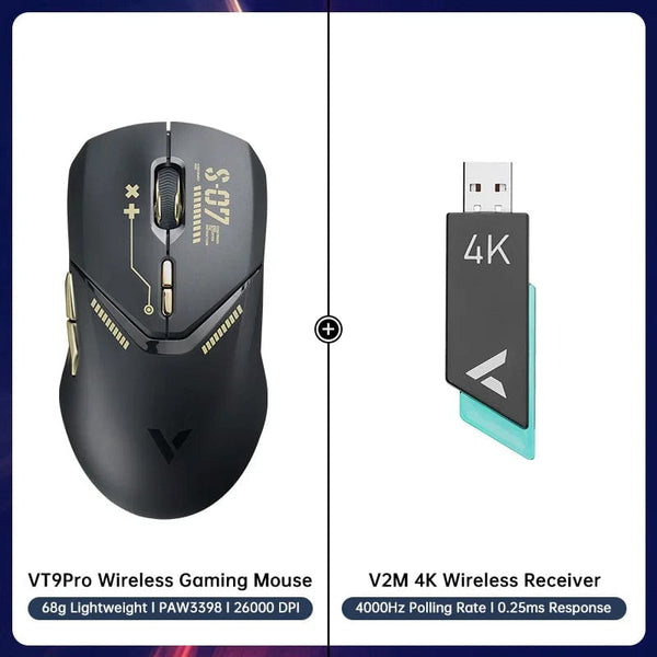 Planet Gates 16 Rapoo VT9PRO Wireless Gaming Mouse Esports Grade 68g Ultra-Light 26000DPI 8 Buttons Optical PAW3398 Computer Mouse For Laptop PC