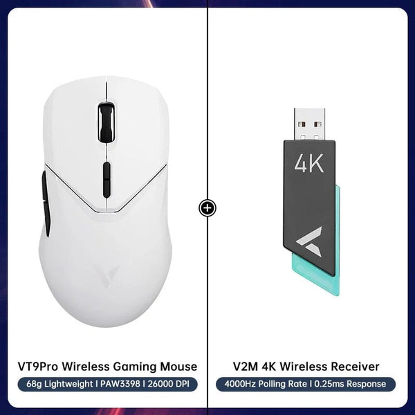 Planet Gates 16 Rapoo VT9PRO Wireless Gaming Mouse Esports Grade 68g Ultra-Light 26000DPI 8 Buttons Optical PAW3398 Computer Mouse For Laptop PC