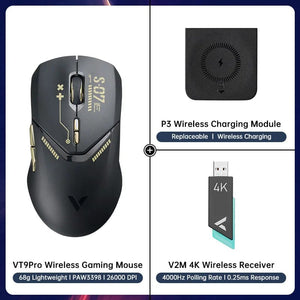 Planet Gates 16 Rapoo VT9PRO Wireless Gaming Mouse Esports Grade 68g Ultra-Light 26000DPI 8 Buttons Optical PAW3398 Computer Mouse For Laptop PC