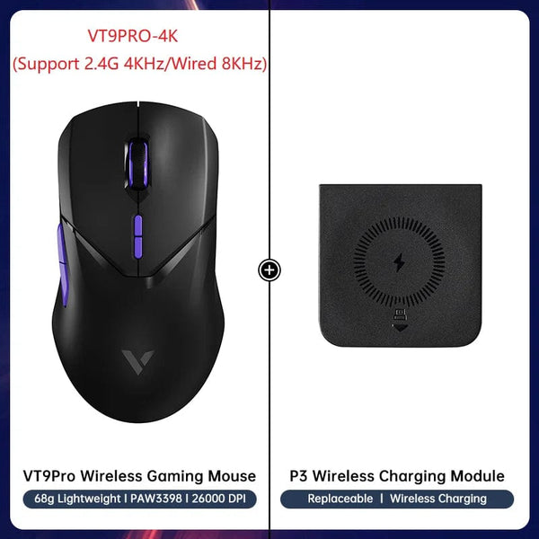 Planet Gates 16 Rapoo VT9PRO Wireless Gaming Mouse Esports Grade 68g Ultra-Light 26000DPI 8 Buttons Optical PAW3398 Computer Mouse For Laptop PC