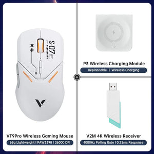 Planet Gates 16 Rapoo VT9PRO Wireless Gaming Mouse Esports Grade 68g Ultra-Light 26000DPI 8 Buttons Optical PAW3398 Computer Mouse For Laptop PC