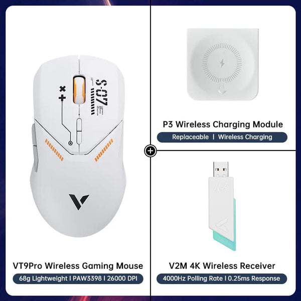 Planet Gates 16 Rapoo VT9PRO Wireless Gaming Mouse Esports Grade 68g Ultra-Light 26000DPI 8 Buttons Optical PAW3398 Computer Mouse For Laptop PC