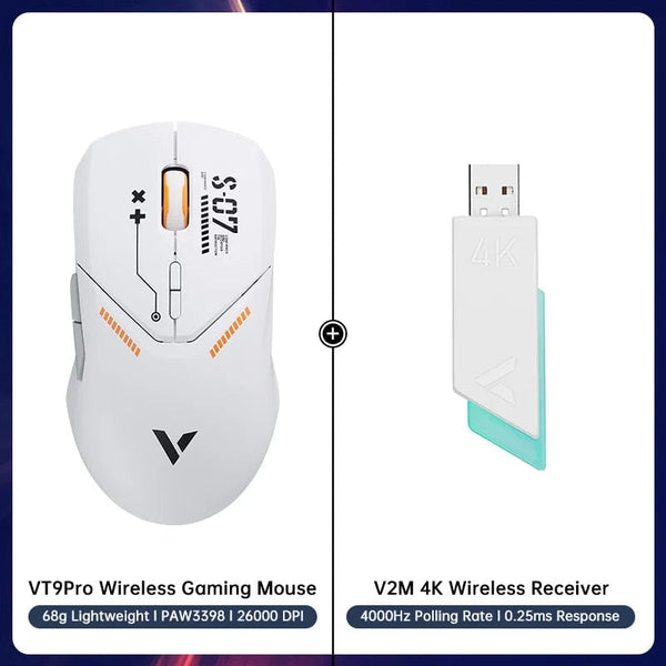 Planet Gates 16 Rapoo VT9PRO Wireless Gaming Mouse Esports Grade 68g Ultra-Light 26000DPI 8 Buttons Optical PAW3398 Computer Mouse For Laptop PC