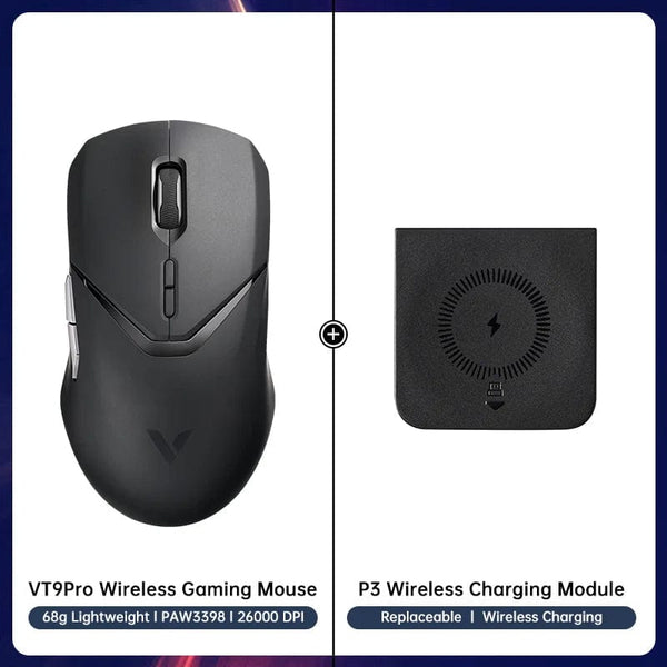 Planet Gates 16 Rapoo VT9PRO Wireless Gaming Mouse Esports Grade 68g Ultra-Light 26000DPI 8 Buttons Optical PAW3398 Computer Mouse For Laptop PC