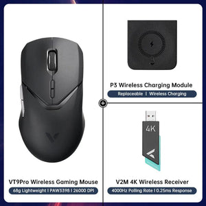 Planet Gates 16 Rapoo VT9PRO Wireless Gaming Mouse Esports Grade 68g Ultra-Light 26000DPI 8 Buttons Optical PAW3398 Computer Mouse For Laptop PC
