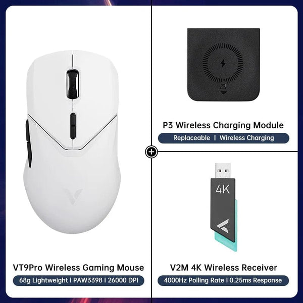 Planet Gates 16 Rapoo VT9PRO Wireless Gaming Mouse Esports Grade 68g Ultra-Light 26000DPI 8 Buttons Optical PAW3398 Computer Mouse For Laptop PC