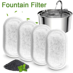 Planet Gates 16 sets 16 Sets Cat Water Fountain Filters for 108Oz/3.2L and 67Oz/2L Adjustable Water Flow Pet Water Fountain Cat Fountain Accessories