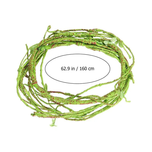 Planet Gates 160cm B 1 Pc Reptile Vine Small Animals Habitat Forest Bend Branch For Lizard Landscape Simulation Plant Rattan Pet Box Decor